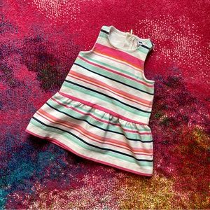Striped Ponte Bow Dress